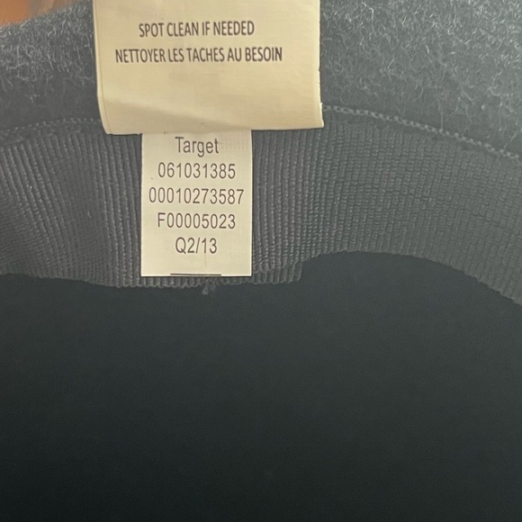 Target Black Wool Hat with Gold Chain - Picture 5 of 5